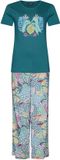 Rebelle Dames Pyjamaset Tropical Jungle - Viscose/Katoen - Maat 36