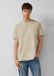 s.Oliver - T-shirt à structure en pur coton - Beige - Homme - 3XL