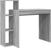 vidaXL Bureau Grijs Sonoma Bewerkt hout 100 x 40 x 90 cm