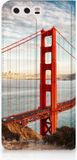 B2Ctelecom Huawei P10 Plus Book Cover Golden Gate Bridge