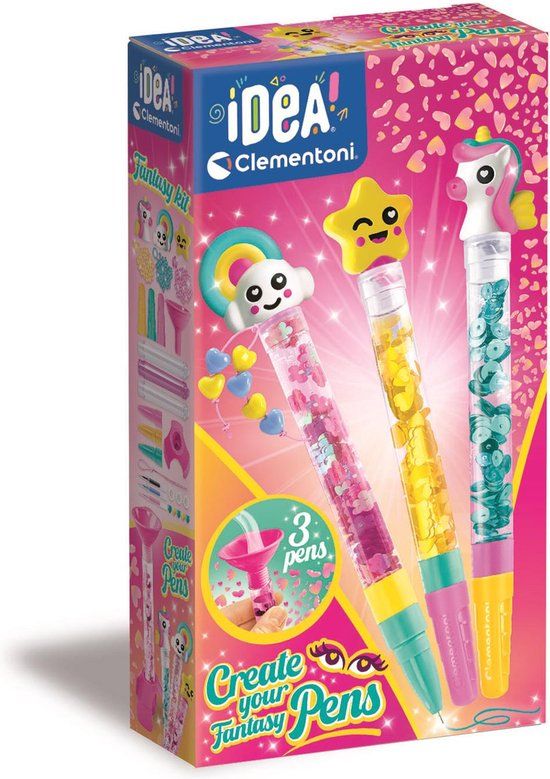 Clementoni iDea Glitterpennen Knutselpakket