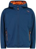 Cmp Fix Hood 39a5134 Softshelljack Blauw 8 Years Kinderen