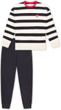 SCHIESSER Pyjama lang Gestreept Katoen Navy Meisjes 128