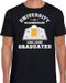 Bellatio Decorations Shoppartners Bv Carnaval t-shirt zwart university of Warmenhuizen voor heren - geslaagd / afstudeer cadeau verkleed shirt XXL