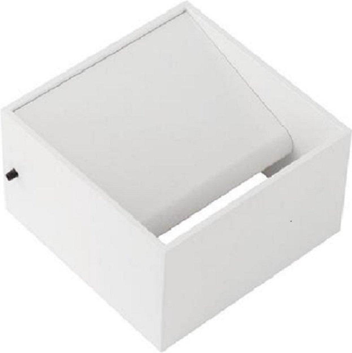 Ledstorage LED Wandlamp - 8w - Wandverlichting - Vierkant - Wit - 4200K - Daglicht