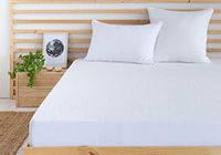 Todocama Matrasbeschermer, verstelbaar, badstof, waterdicht en ademend, alle maten verkrijgbaar, voor bedden van 150 x 190/200 cm