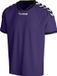 Hummel Stay Authentic Jersey Polyester Sportshirt - Maat S - Mannen - Zwart/Wit