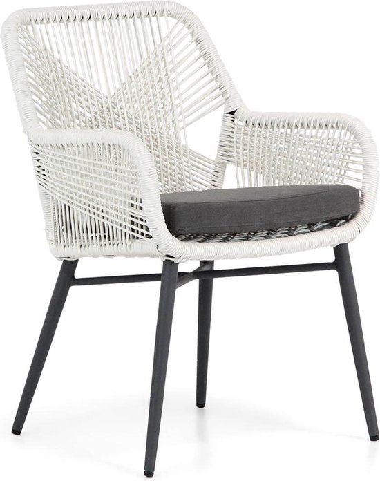 Lifestyle Garden Furniture Advance/Gianna 240 cm dining tuinset 7-delig Wit