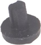 WHIRLPOOL - Rubberen voetjes - Zwart - 4 stuks - 481246368017