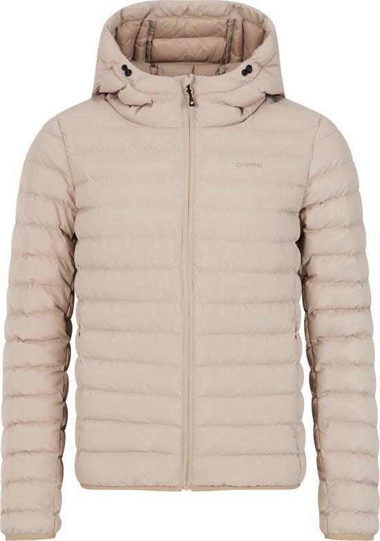 Protest PRTIce Puffer Winterjas Dames L Bamboo Beige