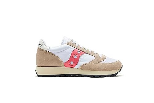 Saucony Jazz Original Vintage Atletiekschoenen voor dames, wit en roze, 39 EU