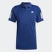 adidas heren Club Tennis 3-Stripes Polo Shirt, dark blue, S