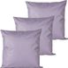 Anna's Collection Coussins d'extérieur - 3 pièces - Lilas - 60 x 60 cm