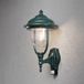 Konstsmide Parma Basic sensor groen aluminium halfrond wandlamp