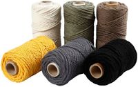 Creativ Company macramé koord multicolor 6x198m gerecycled katoen