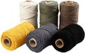Creativ Company macramé koord multicolor 6x198m gerecycled katoen