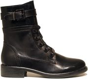 Regarde Le Ciel Roxana Zwarte Veterboots Dames Leer Maat 38