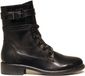 Regarde Le Ciel Roxana Zwarte Veterboots Dames Leer Maat 38