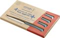 Opinel N°125 Bon Appétit+ Grey Set de couteaux de table - 4 pièces - Gris - Microdenté - Inox - Couteau à steak