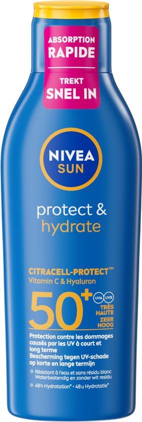 NIVEA SUN Protect & Hydrate Zonnemelk SPF50 - 200ml