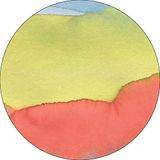 Bonateks Ronde digitaal bedrukte muismat, antislip onderkant, voor kantoor en thuis, diameter: 22 cm