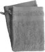 Set van 2 washandjes - 100% katoen - 450 g/m² - grijs