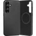 Samsung Étui en cuir pour Galaxy S25+ (compatible avec chargement Qi2/MagSafe) - Noir
