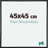 yd. Fotolijst 45x45 cm Zwart Mat Kunststof