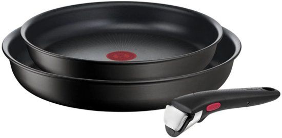 Tefal Ingenio Eco Resist 3-delig (koekenpan 22/26 cm + handgreep) - inductie
