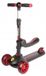 Ferrari draisienne pour enfants avec siège 2-en-1 – trottinette tricycle avec éclairage LED, réglable en hauteur, pliable, vélo d'équilibre pour enfants de 3 à 10 ans, jusqu'à 50 kg