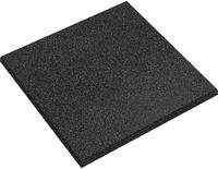 vidaXL - Valbescherming - Tegels - 24 - st - Zwart - 50 - x - 50 - cm - Rubber
