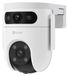 Merkloos Beveiligingscamera buiten wifi 360° - Dubbele lens 2K - Nachtzicht in kleur 40 m - Sirene - IP