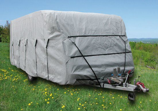 Eurotrail Caravan Cover - 600-650cm - Grey