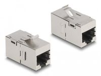 Delock Keystone Module RJ45 jack to RJ45 jack Cat.6A
