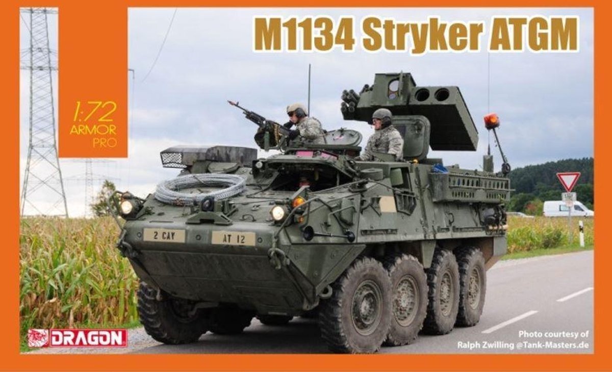 Dragon 1:72 7685 M1134 Stryker ATGM Plastic kit