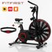 FitFirst AirBike X-65 Max – Met Trainings Apps - HIIT Trainer – Hometrainer – 7 Trainingsprogramma’s – Ergonomische Handgrepen – Thuis Fitness