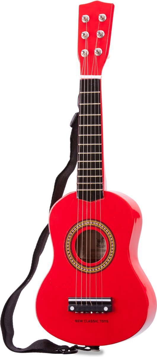 New Classic Toys gitaar rood