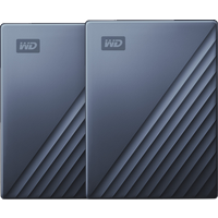 WD My Passport for Mac Type C 2TB Blauw - Duo pack