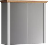 trendteam smart living Landside Spiegelkast, lichtgrijs/Artisan eiken, 78 x 73 x 24 cm