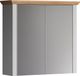 trendteam smart living Landside Spiegelkast, lichtgrijs/Artisan eiken, 78 x 73 x 24 cm