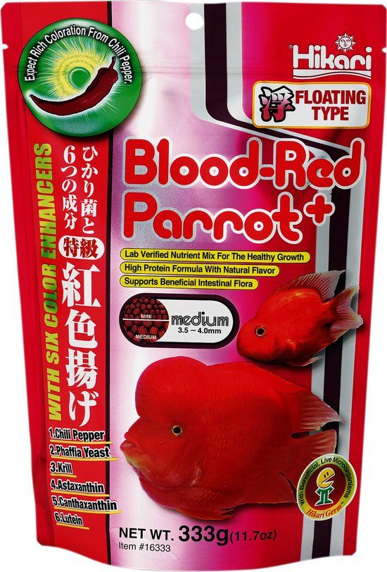 Hikari Blood Red Parrot Plus Medium 333g