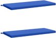 vidaXL - Coussin de banquette - SOEST - 2 pièces - 100% Polyester - Bleu royal