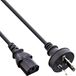 InLine B-16652D Stromkabel Schwarz 1,8 m Netzstecker Typ I C13 Stecker