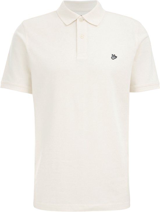 WE Fashion Men's Polo Shirt - Slim Fit - Off-white - XXL