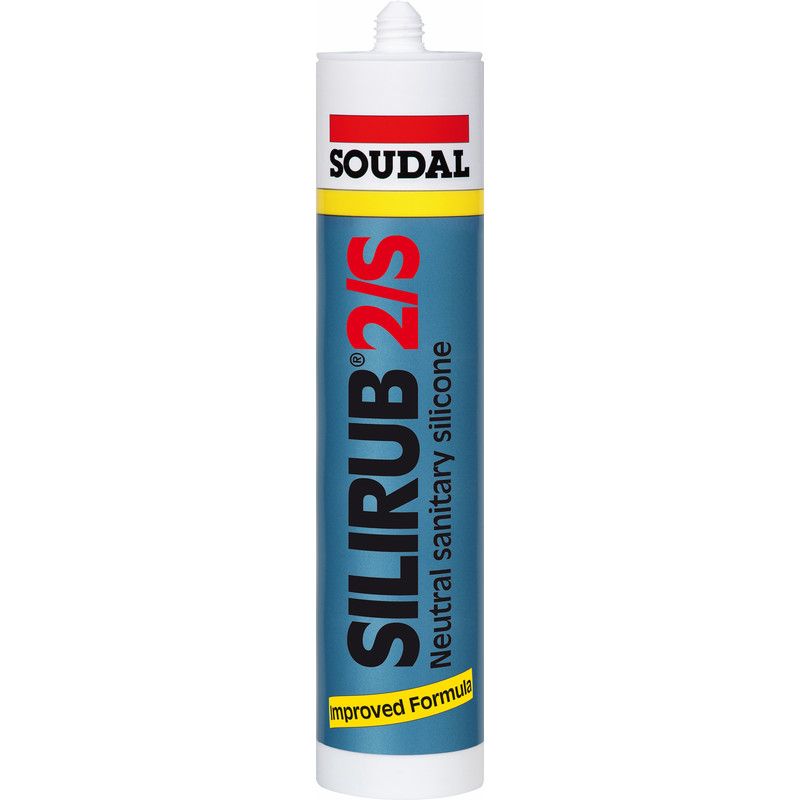 Soudal Silirub 2 S Transparant - 300ml - 5411183005488