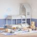 Maison Exclusive - Hemeltje pour lit d'enfant, blanc, 55x84x132 cm, pin massif