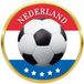 Bellatio Decorations Bierviltjes Holland - 100 stuks - voetbal - EK/WK versiering - onderzetter