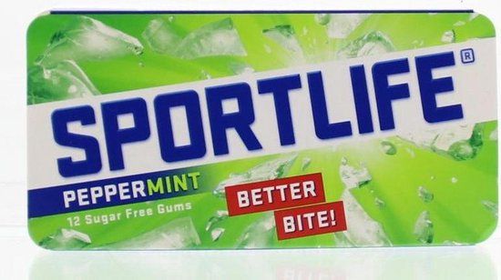 Sportlife Peppermint suikervrije kauwgom