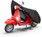 Walser Bâche Premium S - Bâche Vespa fabriquée en PVC robuste - Garage moto étanche - 185x90x110 cm noir