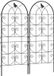 Outsunny Trellis - Metal - 50x120cm - Black